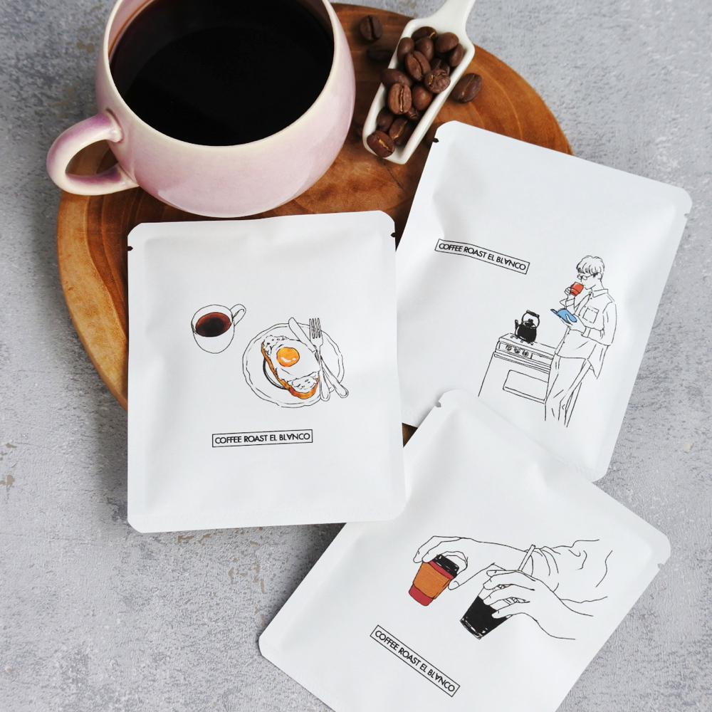 「コーヒーと、女の子の小さな日常」ドリップバック24個set